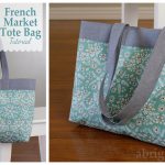French Market Tote Bag Free Sewing Pattern