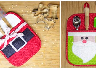 Holiday Potholders Free Sewing Pattern