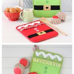 Santa & Elf Pot Holder Sewing Pattern