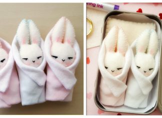 Bunny in a Blanket Free Sewing Pattern