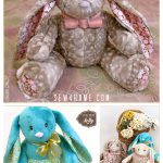 Long Eared Bunny Toy Free Sewing Pattern