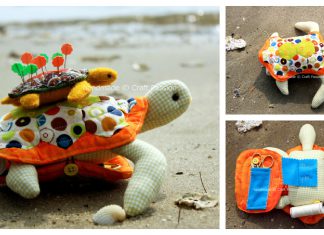 Turtle Pincushion Free Sewing Pattern