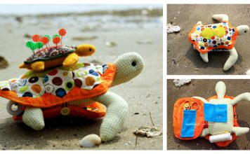 Turtle Pincushion Free Sewing Pattern