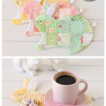 Bunny Coaster Sewing Pattern