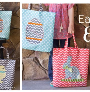 Easy Easter Tote Free Sewing Pattern