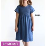 How to Make a Smocked Chambray Dress