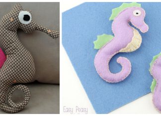 Seahorse Free Sewing Pattern