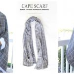 Cape Scarf Free Sewing Pattern