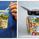 Ice Cream Pint Cozy Free Sewing Pattern
