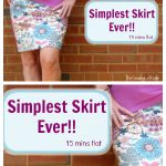 Simple Skirt Free Sewing Pattern