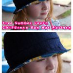 Summer Lovin’ Children’s Sun Hat Free Sewing Pattern