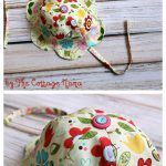 Tulip Petal Sun Hat Free Sewing Pattern