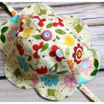Tulip Petal Sun Hat Free Sewing Pattern