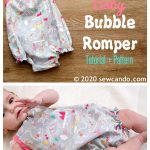 Baby Bubble Romper Free Sewing Pattern