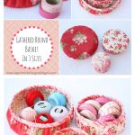 Round Basket Free Sewing Pattern