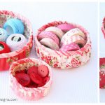 Round Basket Free Sewing Pattern