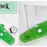 Friendly Stuffed Crocodile Free Sewing Pattern