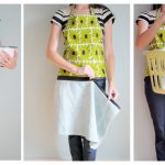 Hand Towel Apron With Zipper Free Sewing Pattern