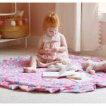 Round Velvet Playmat Free Sewing Pattern