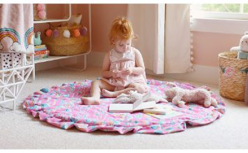 Round Velvet Playmat Free Sewing Pattern