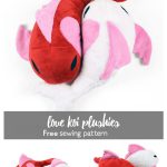 Love Koi Plushies Free Sewing Pattern