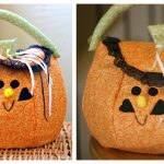 Pumpkin Trick or Treat Bag Free Sewing Pattern
