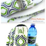 Water Bottle Sling Carrier Free Sewing Pattern