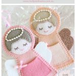 Angel Christmas Ornament Free Sewing Pattern