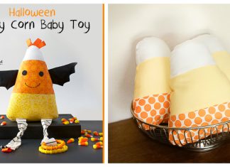 Candy Corn Softie Free Sewing Pattern