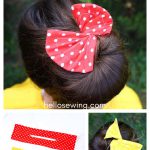 Fabric Hair Bun Maker Free Sewing Pattern and Video Tutorial