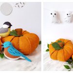 Felt Pumpkins Free Sewing Pattern