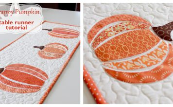 Scrappy Pumpkin Table Runner Free Sewing Pattern