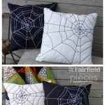 Spider Web Pillows Free Sewing Pattern