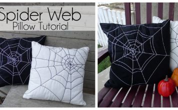 Spider Web Pillows Free Sewing Pattern