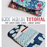 Basic Wallet Free Sewing Pattern
