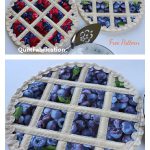 Lattice Fruit Pie Trivet Free Sewing Pattern