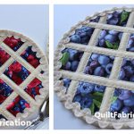 Lattice Fruit Pie Trivet Free Sewing Pattern