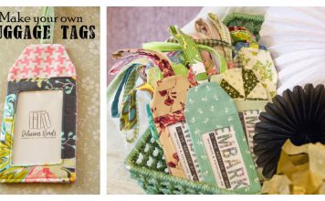 Luggage Tag Free Sewing Pattern