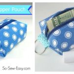 Mini Zipper Pouch Keyring Free Sewing Pattern and Video Tutorial