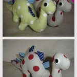Plush Dinosaur Free Sewing Pattern