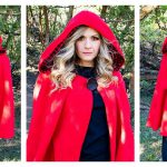 Red Riding Hood Cape Free Sewing Pattern