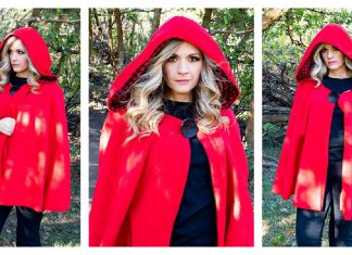 Red Riding Hood Cape Free Sewing Pattern