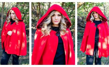 Red Riding Hood Cape Free Sewing Pattern