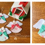 Fabric Angel Ornament Free Sewing Pattern