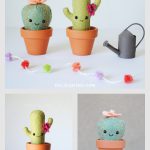 Felt Cactus Free Sewing Pattern