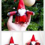 Gnome Ornament Free Sewing Pattern