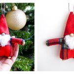 Gnome Ornament Free Sewing Pattern