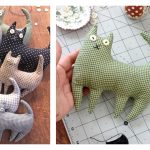Happy Cats Free Sewing Pattern