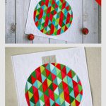 Holiday Ornament Mini Quilt Free Sewing Pattern