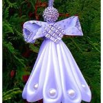 Ribbon Christmas Angel Ornament Free Sewing Pattern